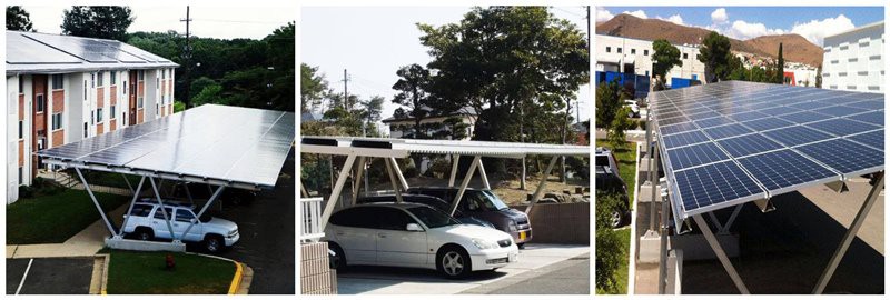 parking garage solar canopy real scene parking garage solar canopy real scene