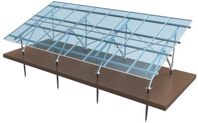 Solarna montaža vođena gomilama