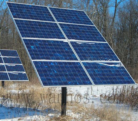 Sustav za montažu na polu za projekt solarne zemlje