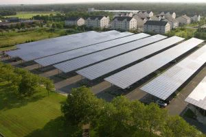 Parking parking solarne energije aluminijski nosač