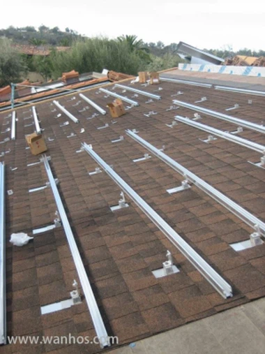 5Kw Solar Power Roof Support Mounting Rack