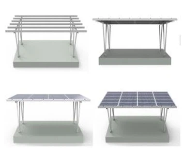 Metalna šupa za automobile za solarnu ploču