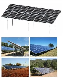 Montaža solarnog panela na zemlju